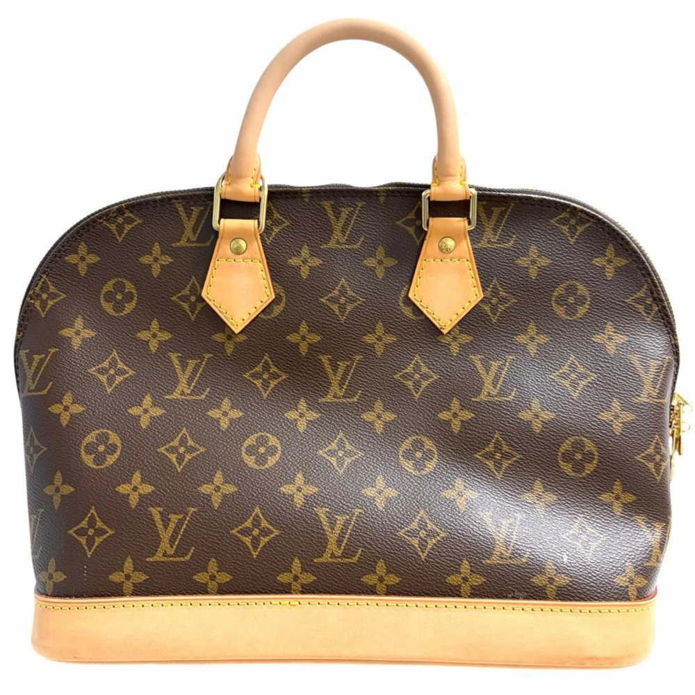 LOUIS VUITTON Brown Monogram Canvas Alma PM Bag
